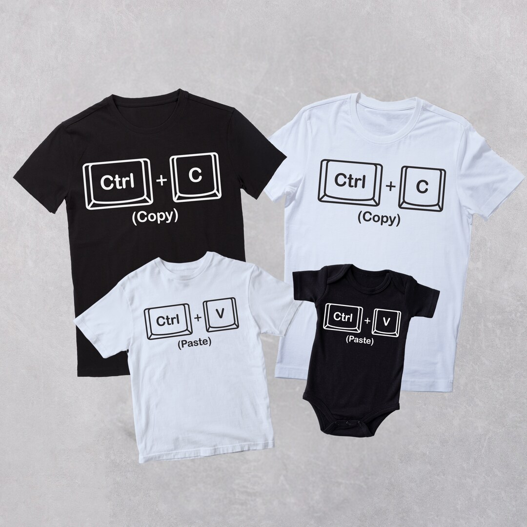 Paste Ctrl + V Father's Day Mother's Day Gifts T-Shirt Paste Ctrl + V Father's Day Mother's Day Gifts T-Shirt